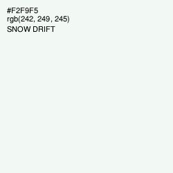 #F2F9F5 - Snow Drift Color Image